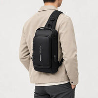 Sacoche homme antivol - noir
