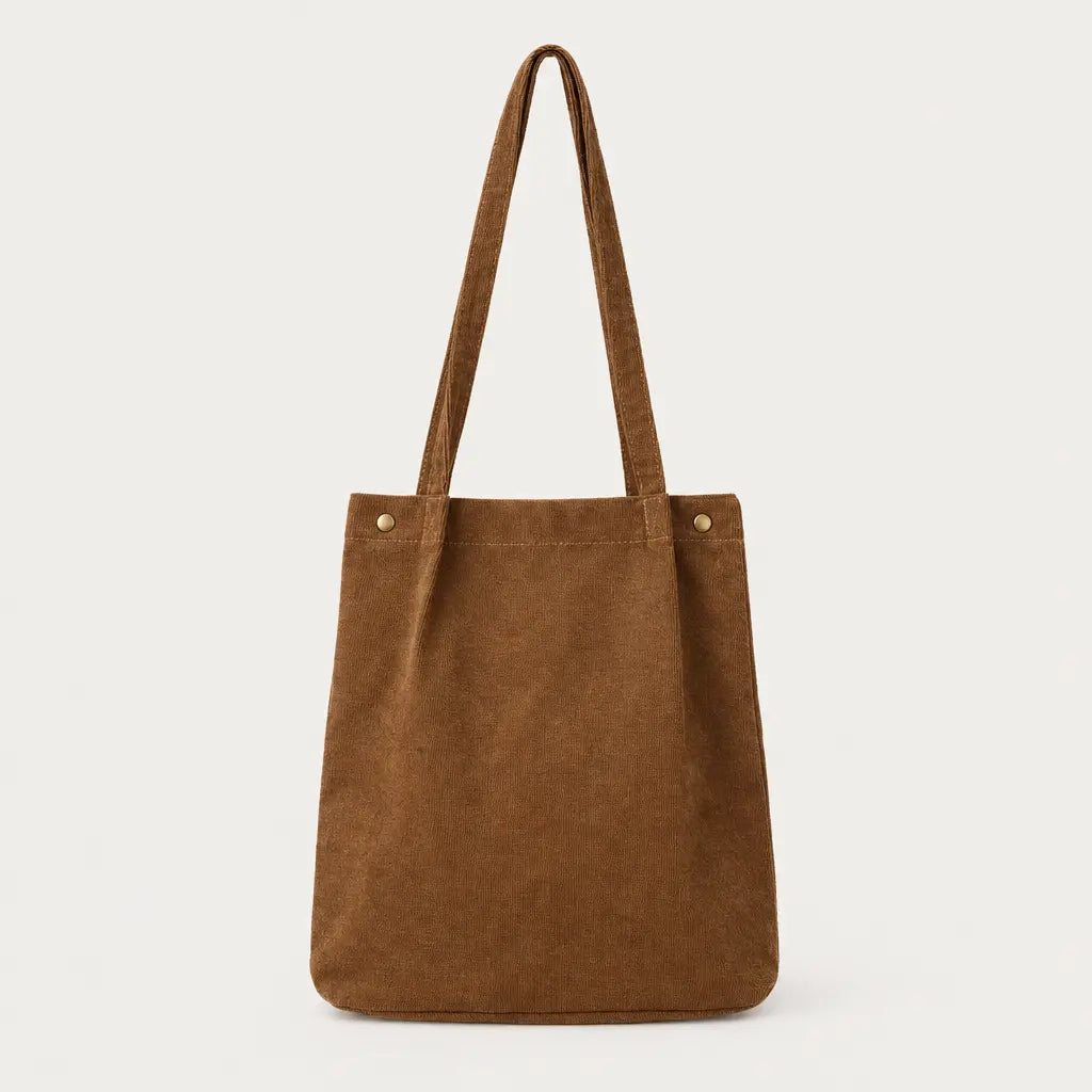Sac cabas femme lavable - marron