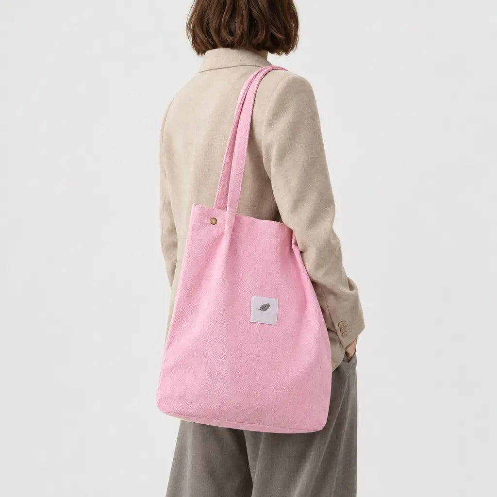 Sac cabas femme lavable - rose