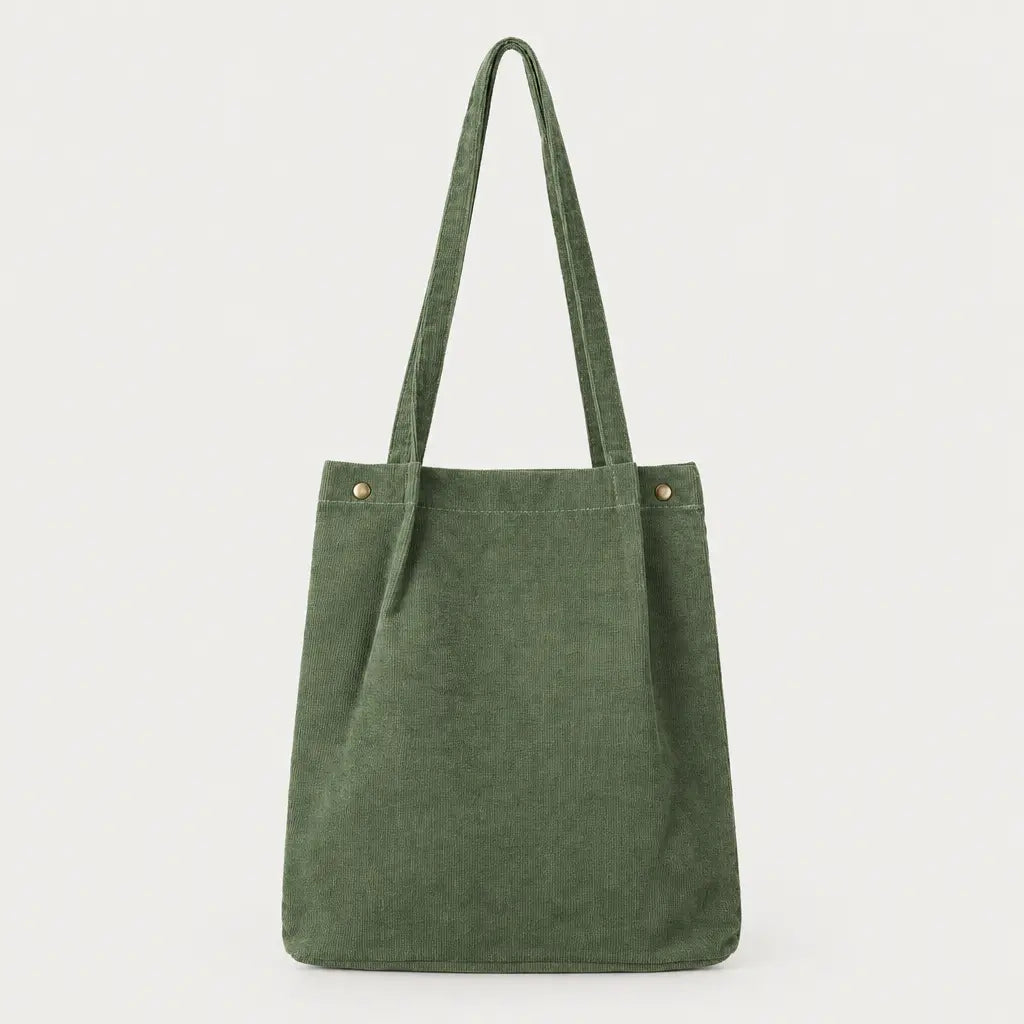 Sac cabas femme lavable - vert