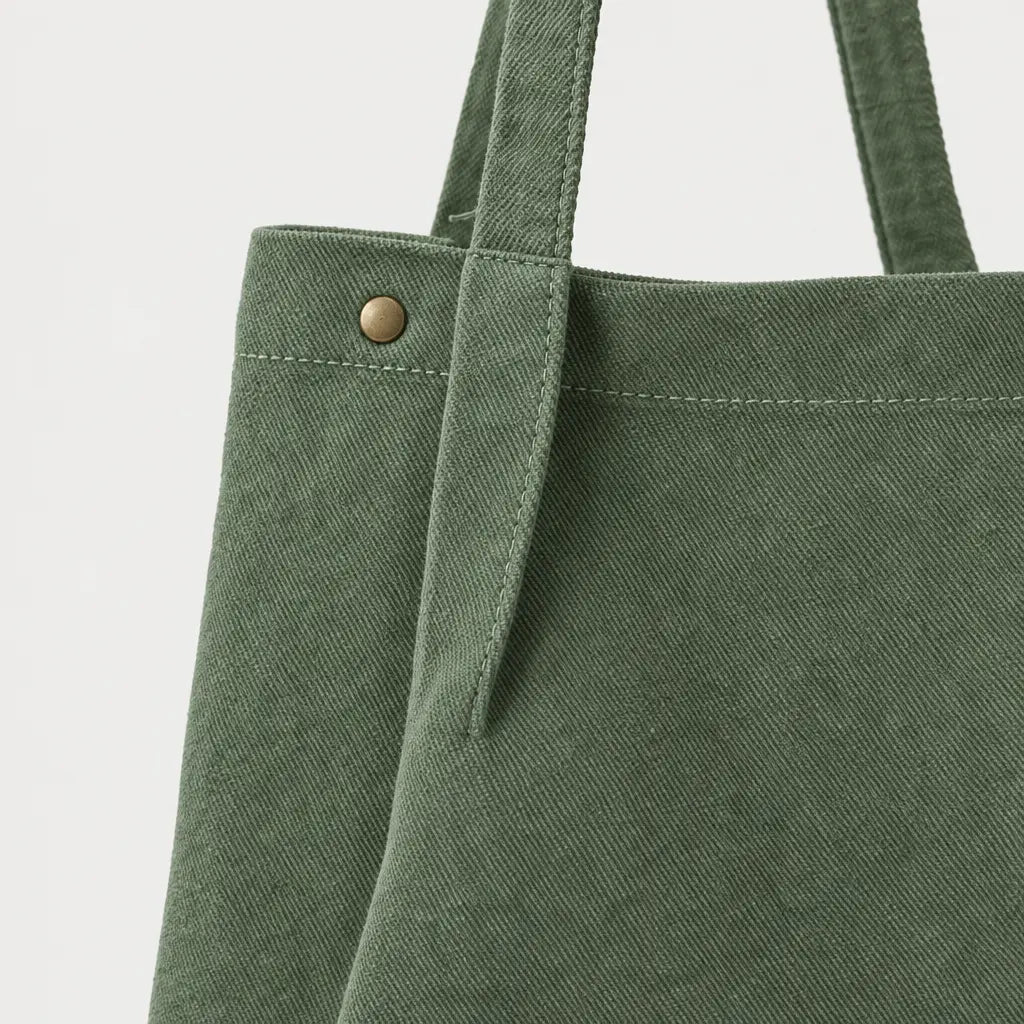 Sac cabas femme lavable - vert
