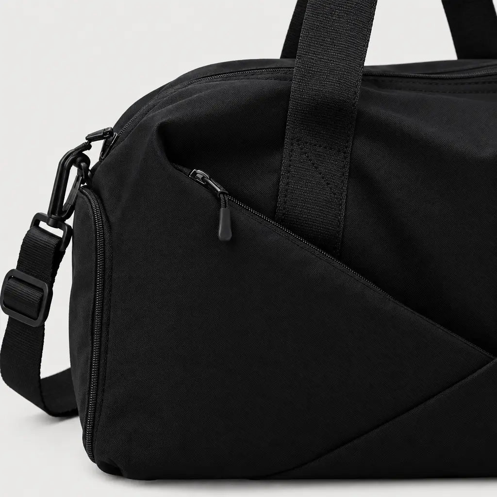 Sac de sport femme à poche humide - noir