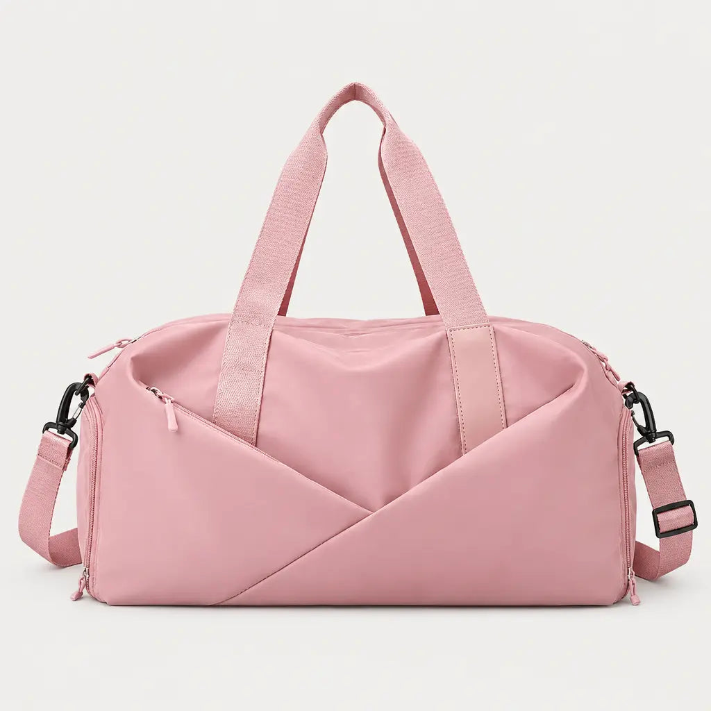Sac de sport femme à poche humide - rose