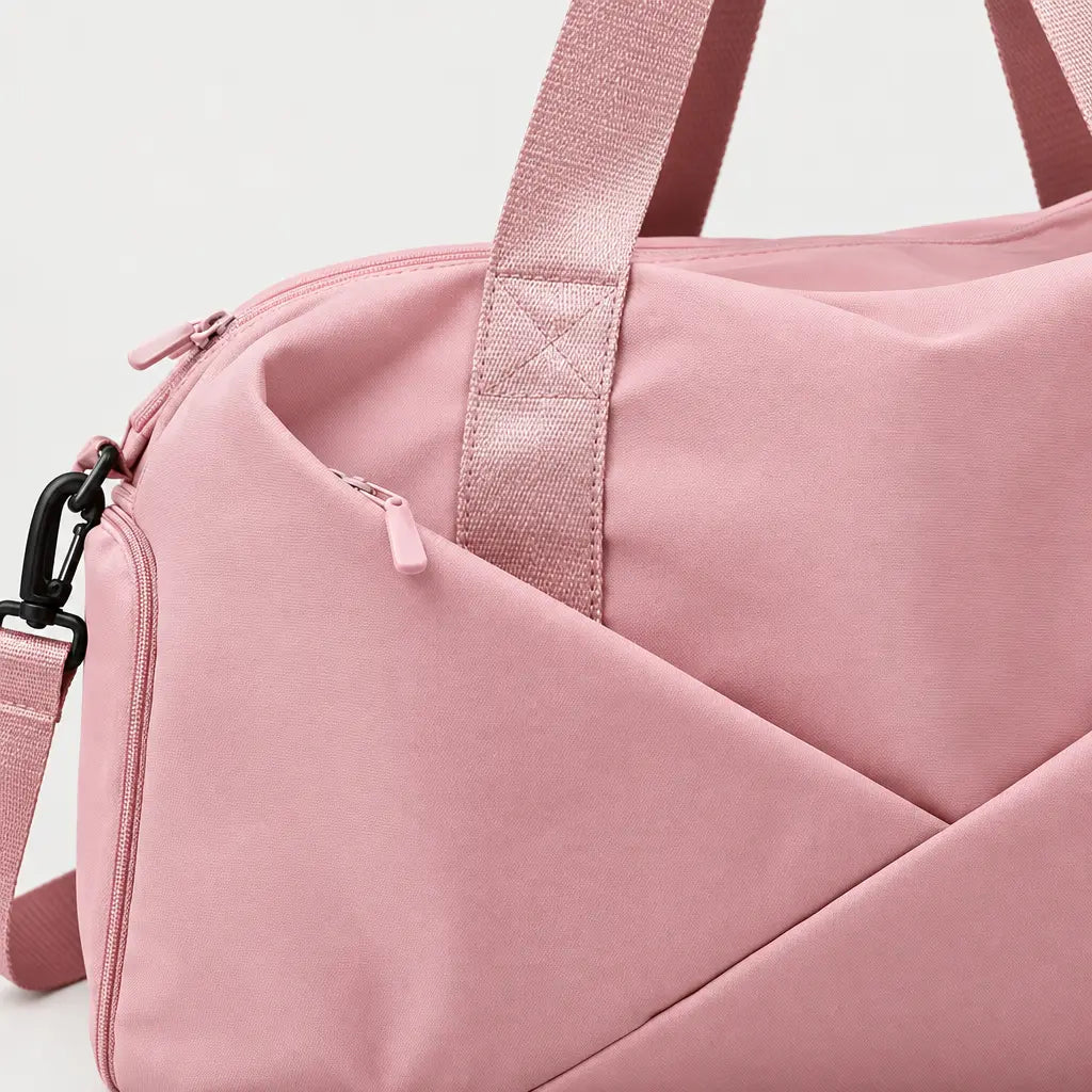 Sac de sport femme à poche humide - rose
