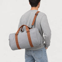 Sac de voyage homme à compartiment chaussures - gris-clair