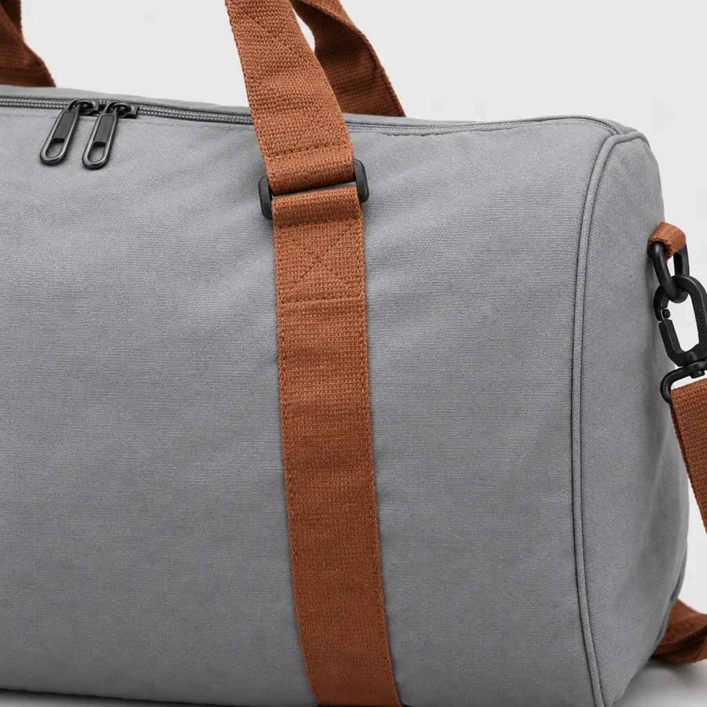 Sac de voyage homme à compartiment chaussures - gris-clair