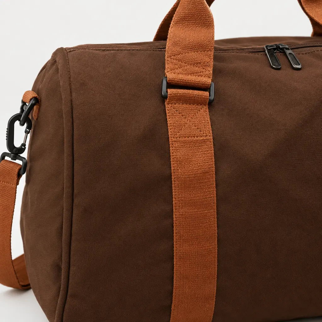 Sac de voyage homme à compartiment chaussures - marron