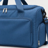Sac de voyage femme à compartiment chaussures - bleu