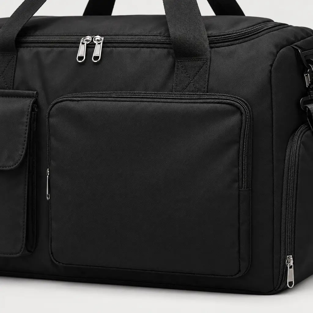 Sac de voyage femme à compartiment chaussures - noir