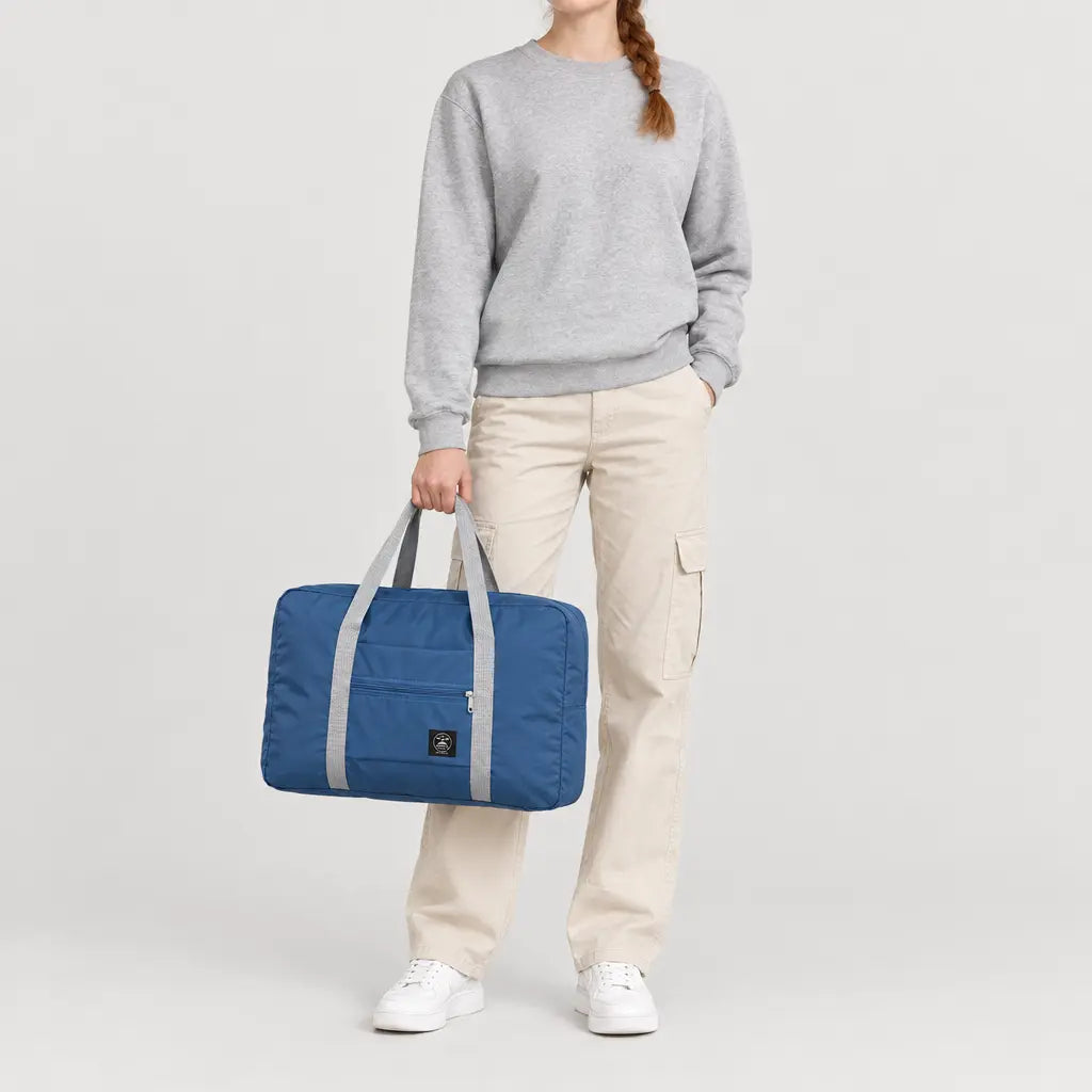 Sac de voyage femme pliable - bleu