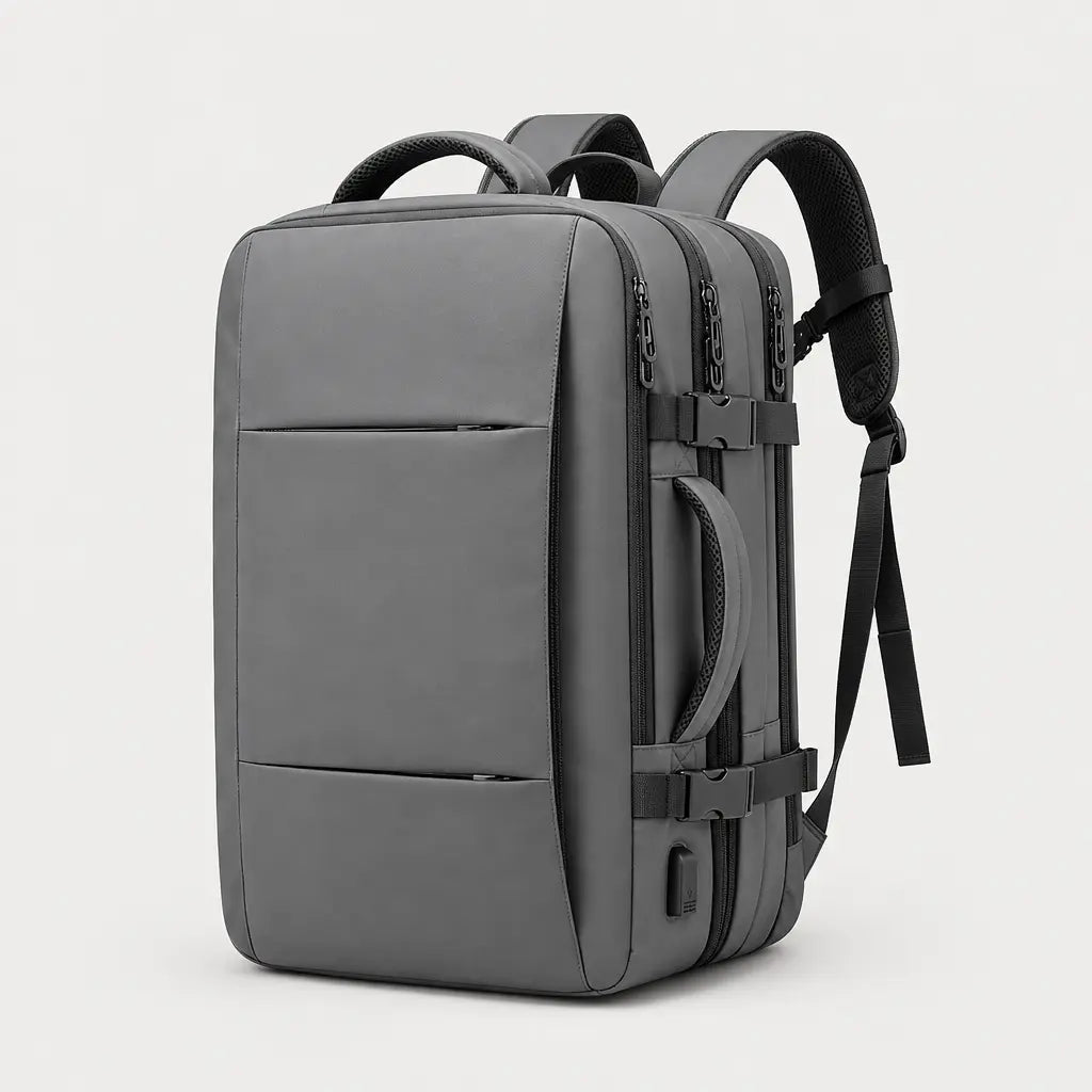 Sac à dos ordinateur extensible - gris