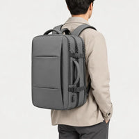 Sac à dos ordinateur extensible - gris