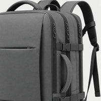 Sac à dos ordinateur extensible - gris