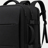 Sac à dos ordinateur extensible - noir