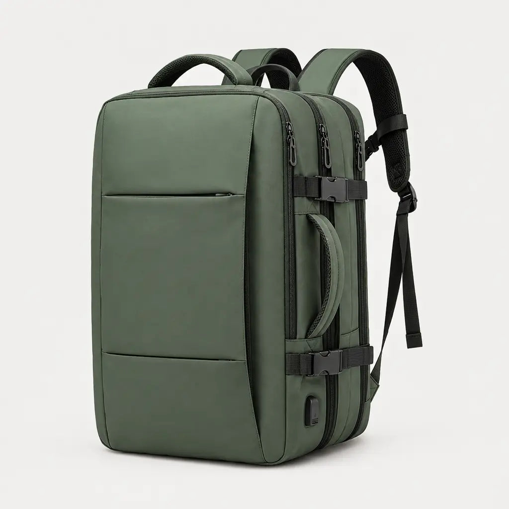 Sac à dos ordinateur extensible - vert