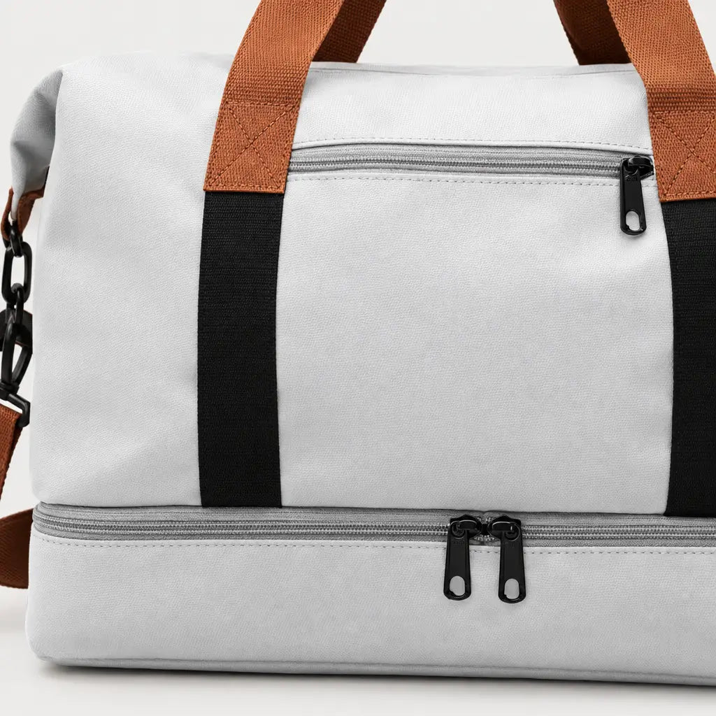 Sac de voyage week-end imperméable - blanc