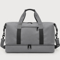 Sac de voyage week-end imperméable - gris