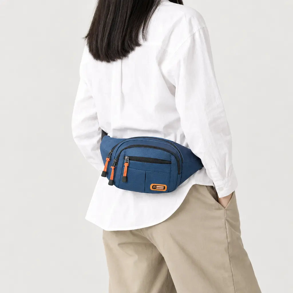 Sac banane de travail - bleu