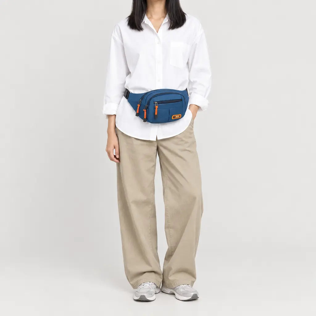 Sac banane de travail - bleu