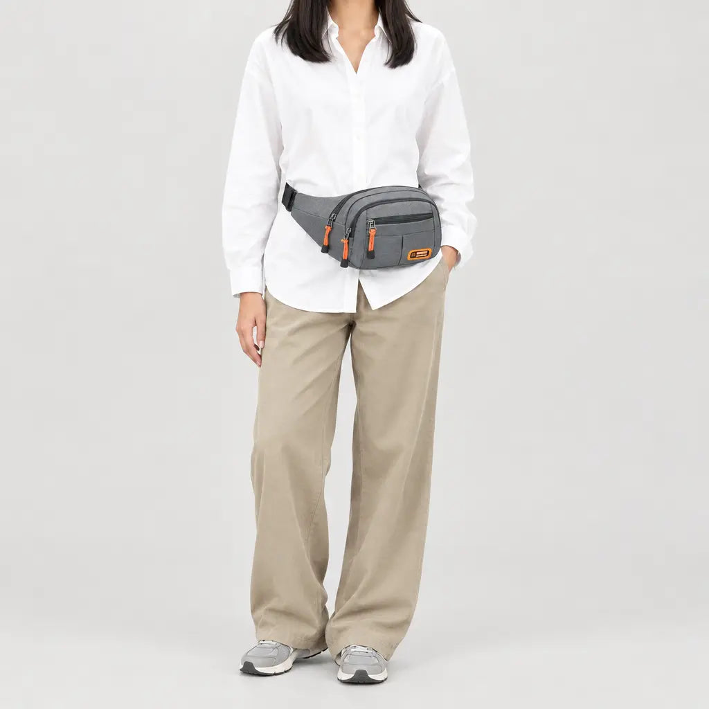 Sac banane de travail - gris