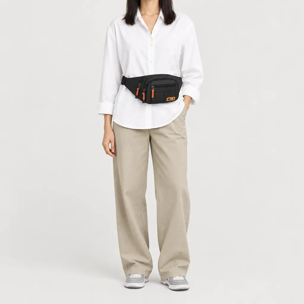 Sac banane de travail - noir
