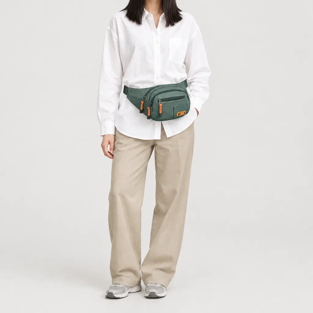 Sac banane de travail - vert