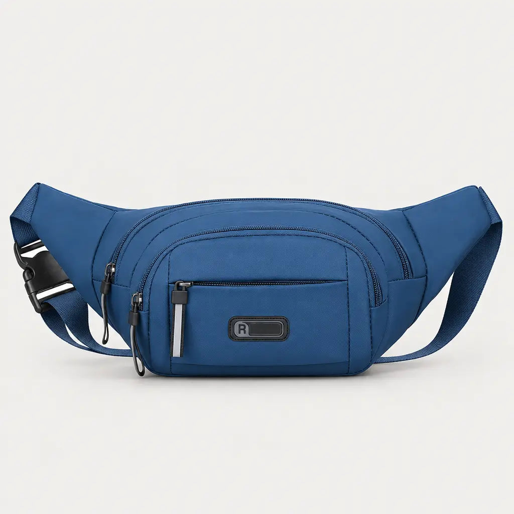Sac banane antivol - bleu
