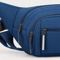 Sac banane antivol - bleu