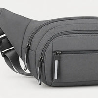 Sac banane antivol - gris