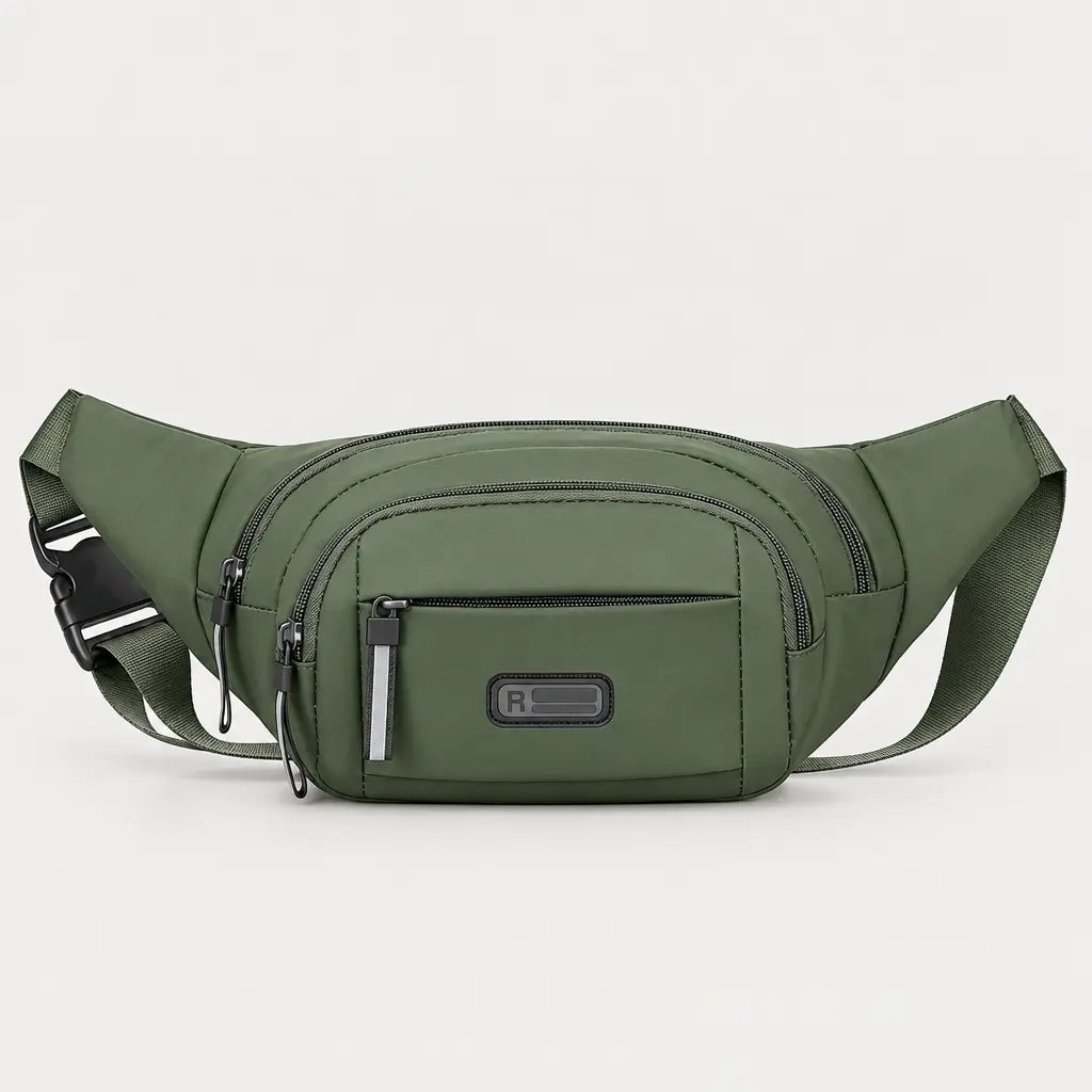 Sac banane antivol - vert