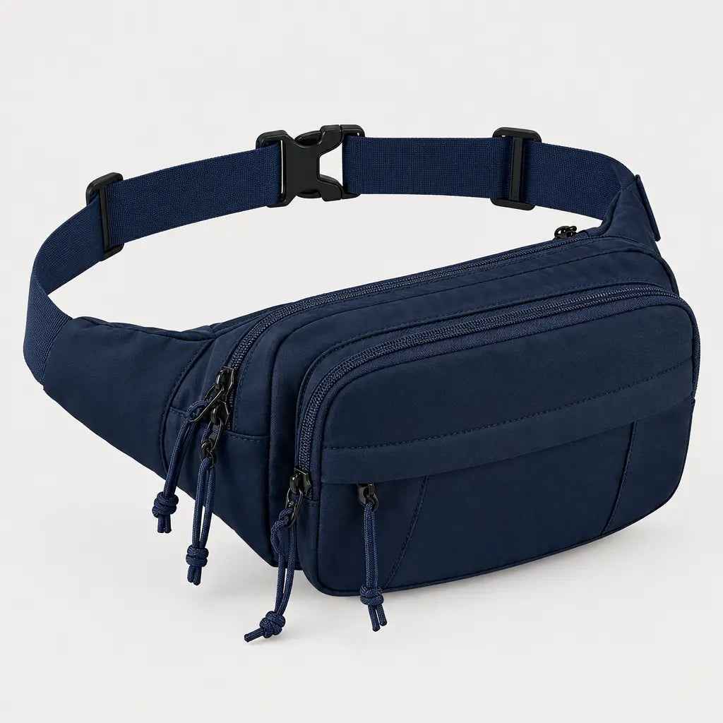 Sac banane à compartiments - bleu-marine