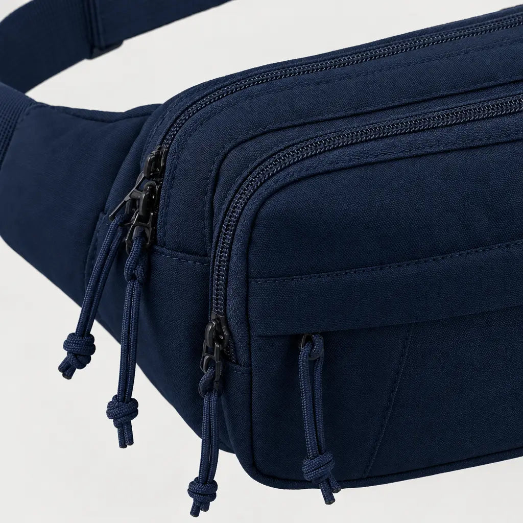 Sac banane à compartiments - bleu-marine