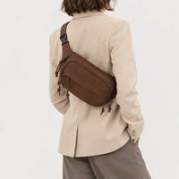 Sac banane à compartiments - marron