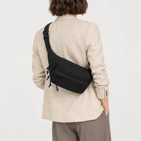 Sac banane à compartiments - noir