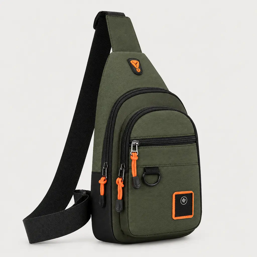 Sacoche de sport imperméable - vert-armee