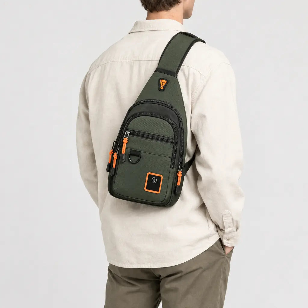 Sacoche de sport imperméable - vert-armee