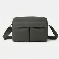 Sac bandoulière unisexe en nylon - gris