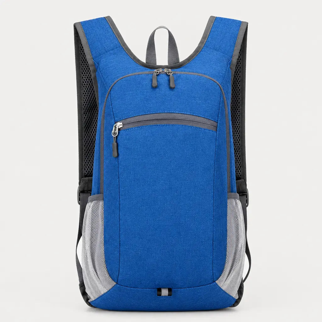 Sac à dos pliable - bleu-saphir