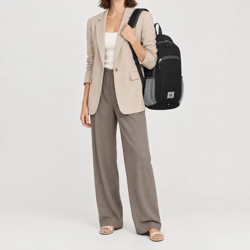 Sac à dos pliable - noir