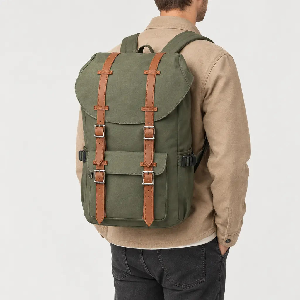 Sac à dos pour ordinateur - vert-armee