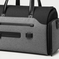 Sac porte-costume à compartiment chaussures - gris