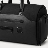Sac porte-costume à compartiment chaussures - noir