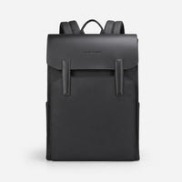 Sac ordinateur homme en cuir imperméable - noir