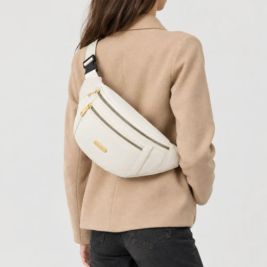 Sac banane de sport - blanc