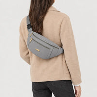 Sac banane de sport - gris