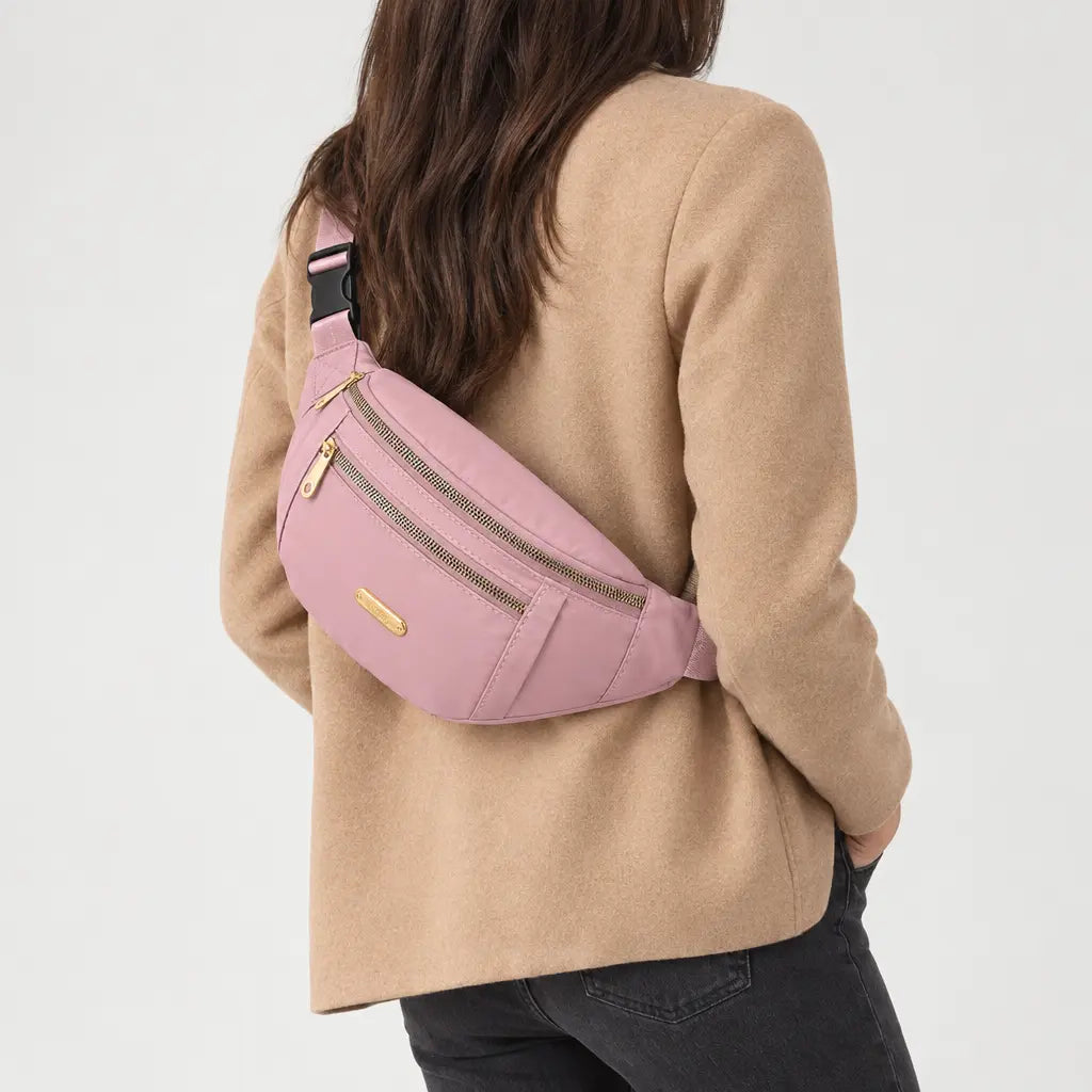 Sac banane de sport - rose