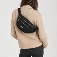 Sac banane de sport - noir
