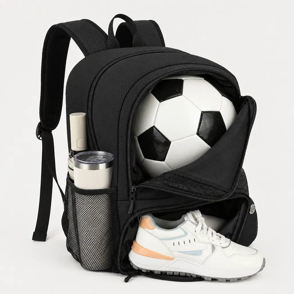 Sac à dos de sport imperméable - noir