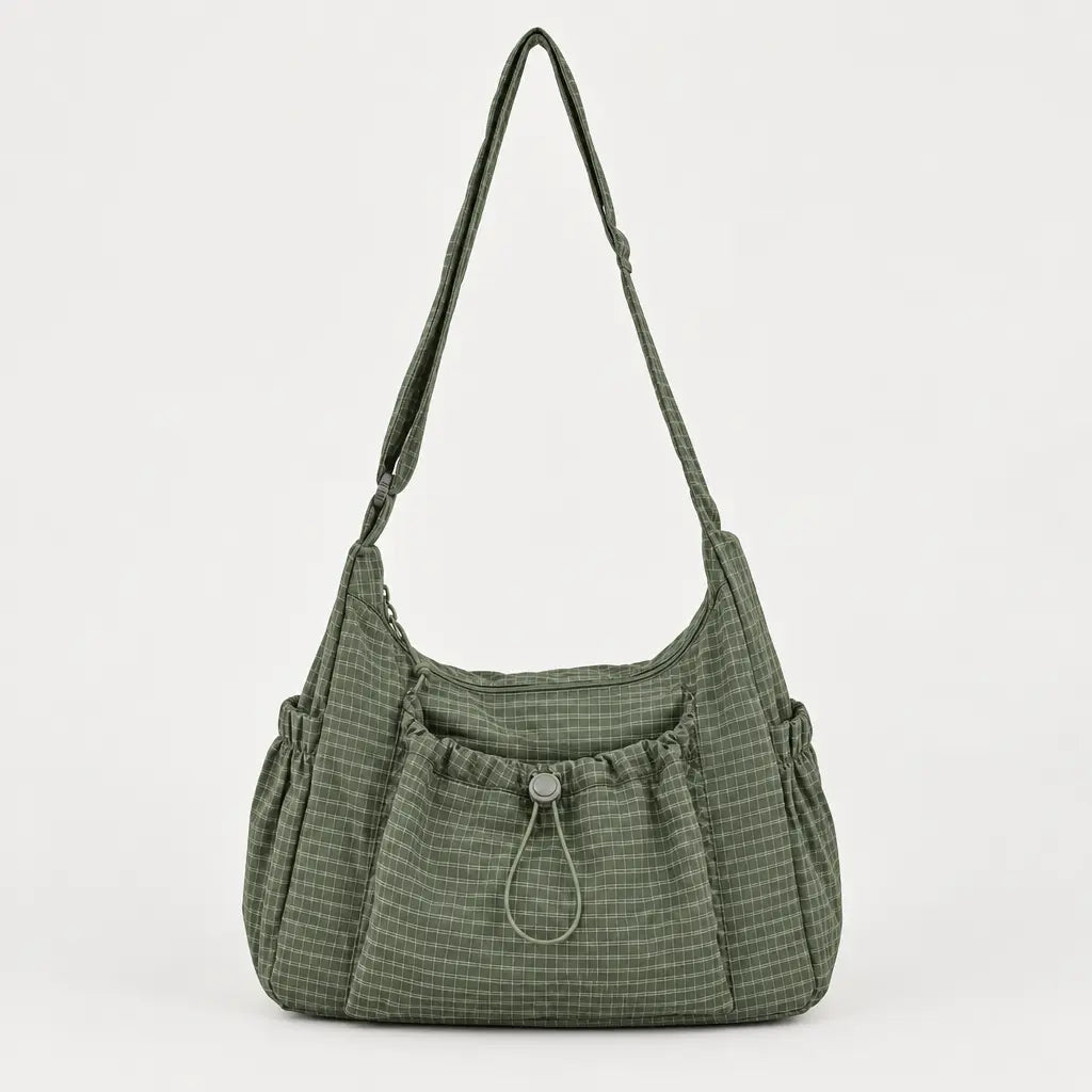 Sac bandoulière en nylon - vert