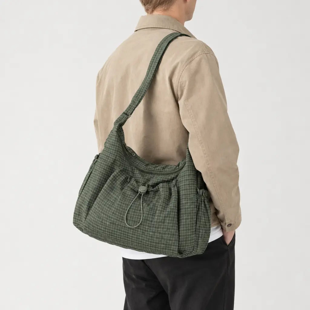 Sac bandoulière en nylon - vert